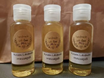 Massage Öl Rosen Lavendel