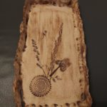 Deko Teller Gras Stempel