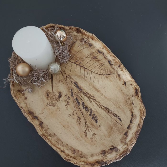 Deko Teller oval – Bild 2