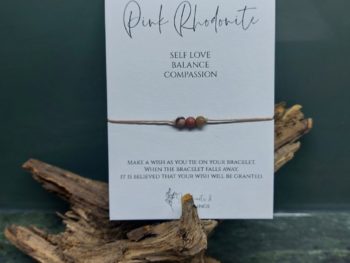 Armband PINK RHODONITE