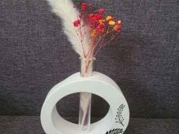 Vase weis