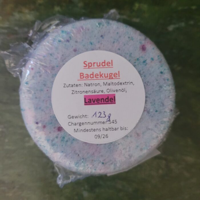 Badebombe Lavendel