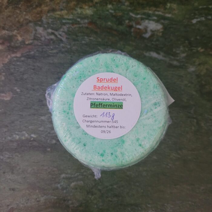 Badebombe Pfefferminze