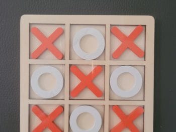 Holz Brettspiel Orange