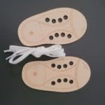 Schuhbinden - Holzspielzeug