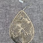 Ohrring Blütenmuster