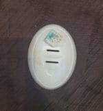 Seifenschale oval Weis