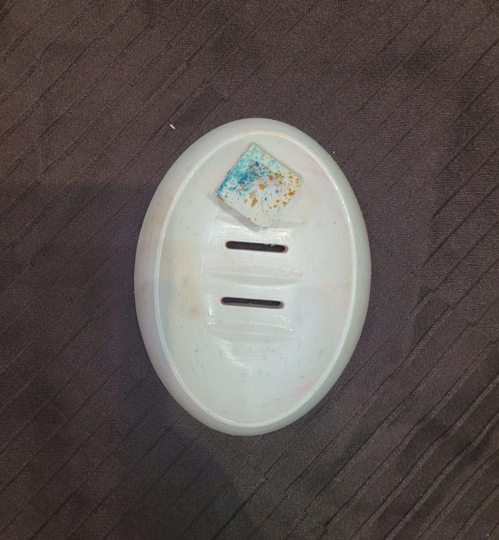Seifenschale oval Weis