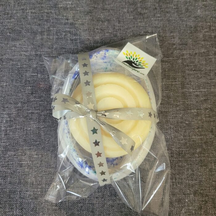 Seifenschale rund Salz Lemongras – Bild 2